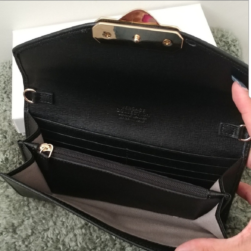 Versace Collection Saffiano Leather Mini Crossbody - Picture 4 of 6